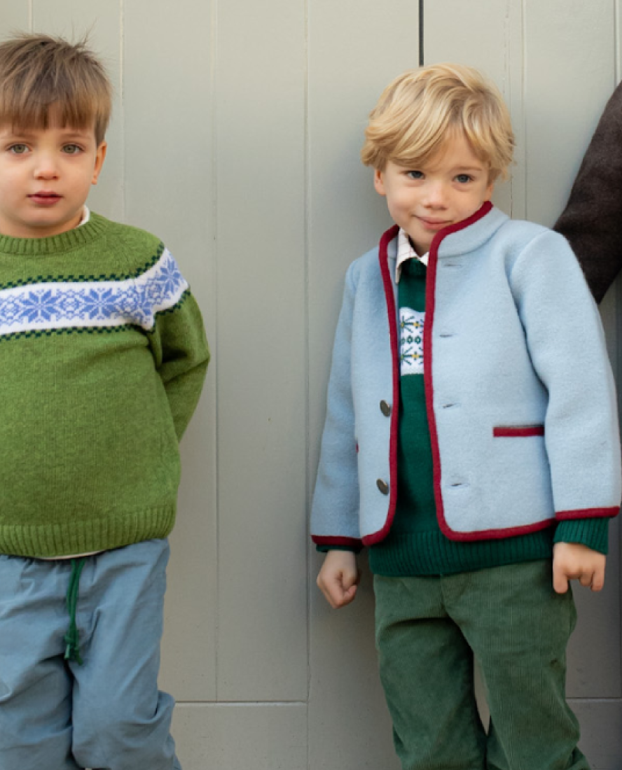 Austrian Wool Jacket in Sky Blue