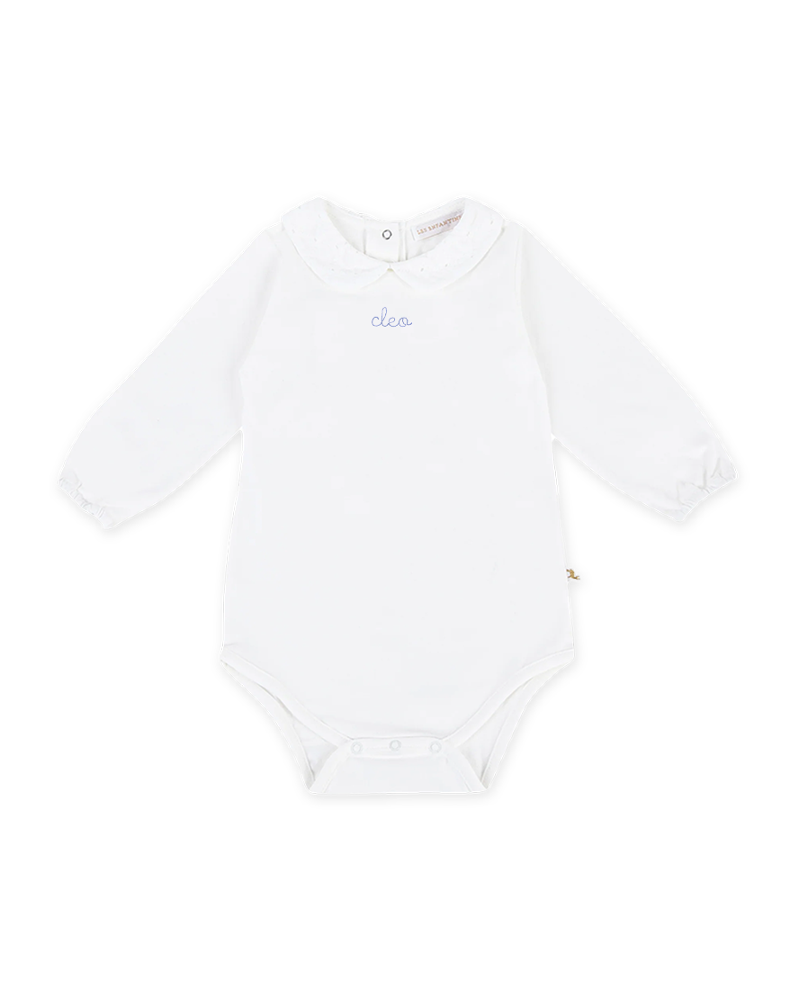 Chouette Damier Embroidered Baby Body