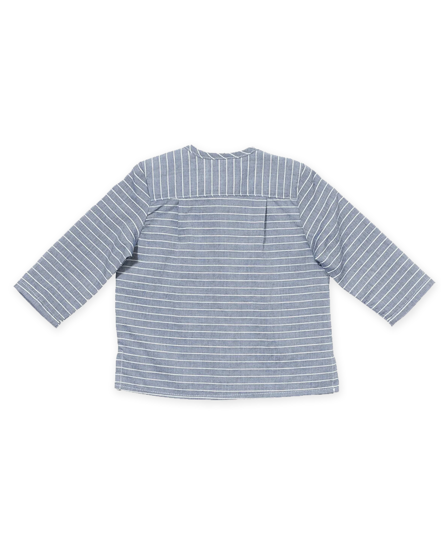Lupo Baby Shirt Chambray Stripe