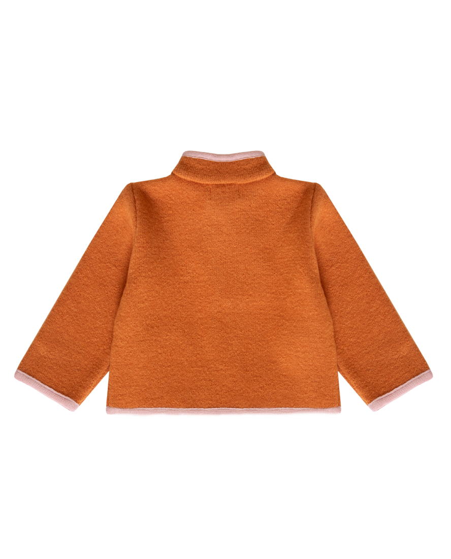 Austrian Wool Jacket in Persimmon & Vintage Rose (Limited Edition)