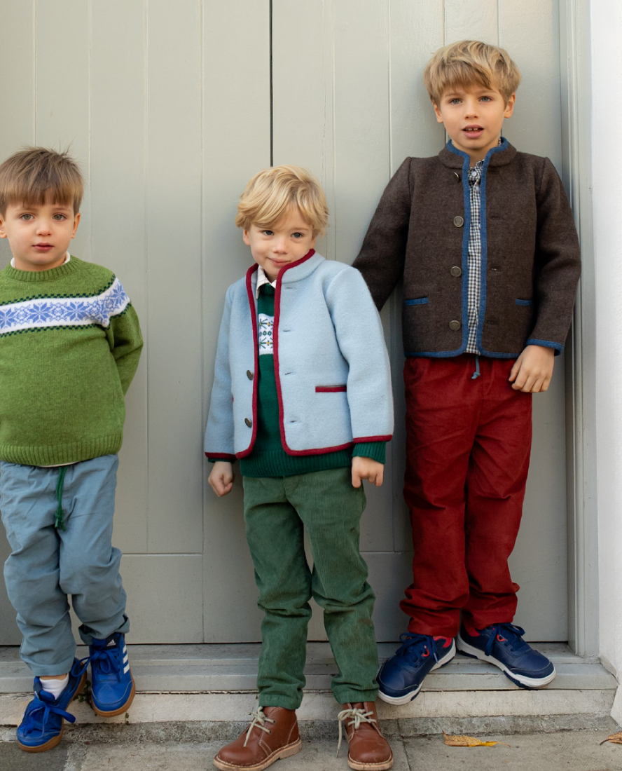 Bowie Boy Trousers, Copper Corduroy