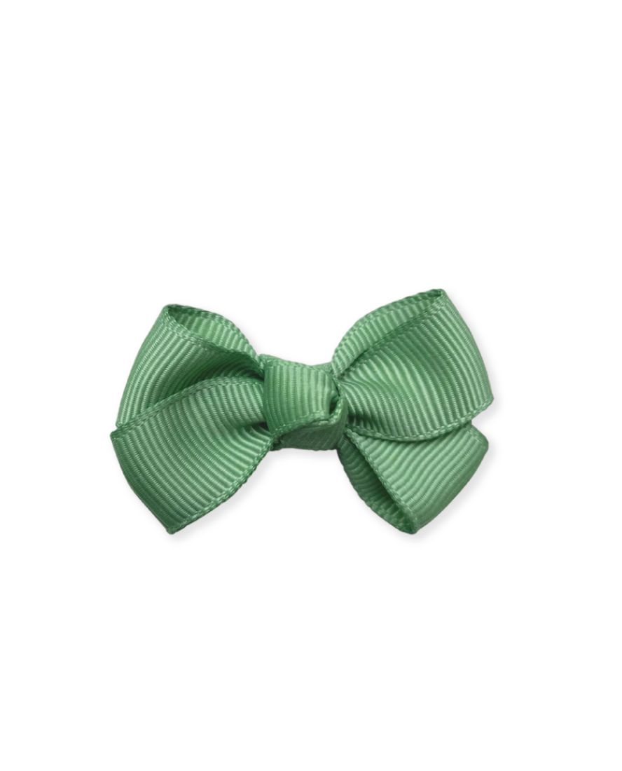 Light Emerald Green Estelle Mini Hair Bow