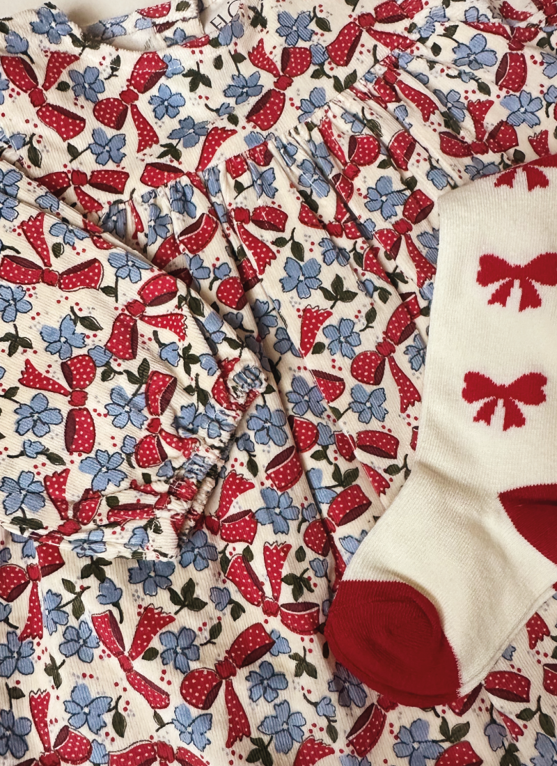 Amber Girls Dress in Corduroy