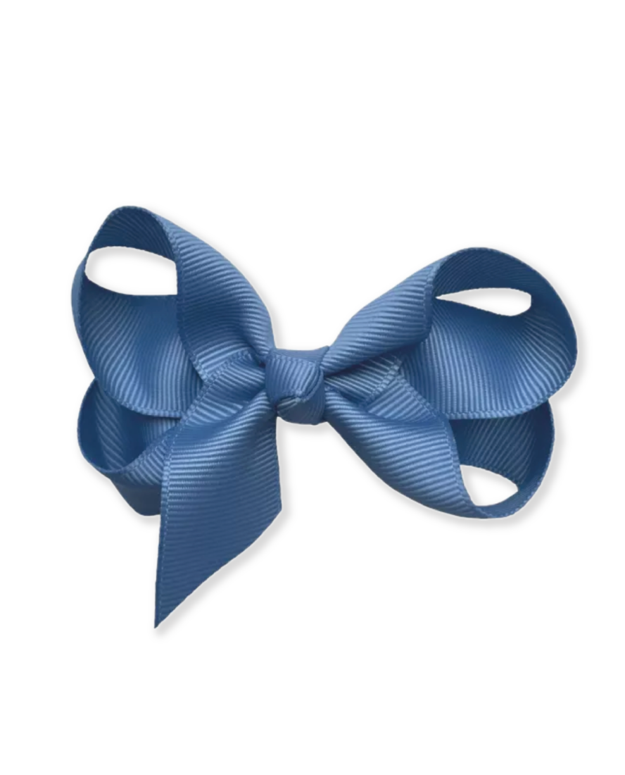 French Blue Maxima Girl Hair Bow