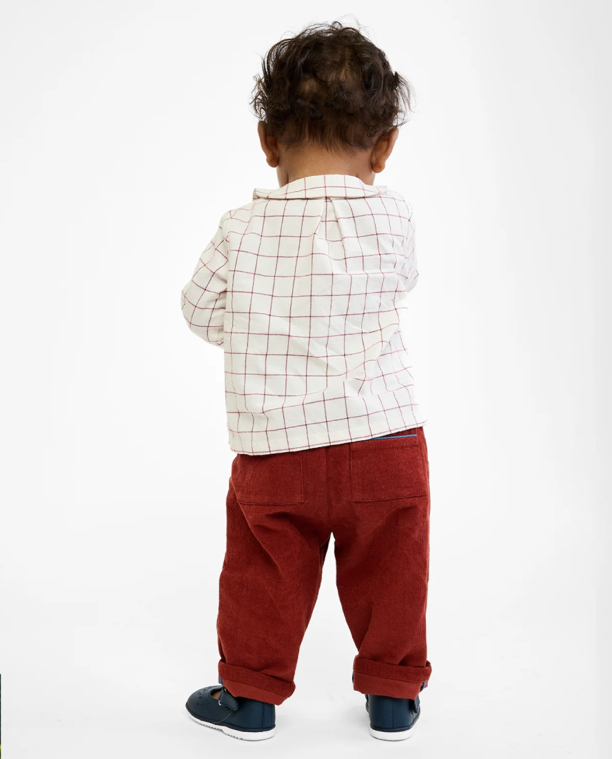Bowie Baby Trousers, Copper Corduroy
