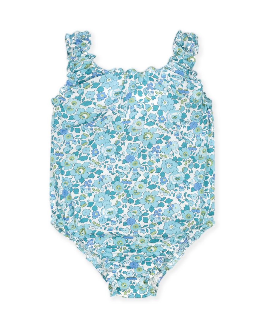 Liberty Girl Swimsuit in Turquoise Betsy