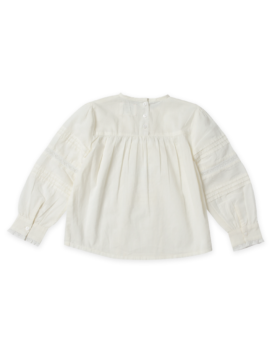 Victoria Ivory Lace Shirt