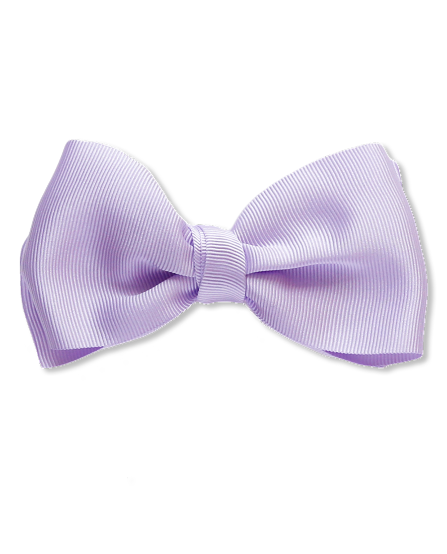 grosgrain lilac bow