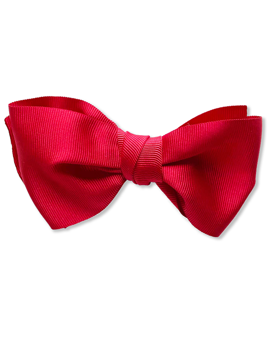 grosgrain red bow