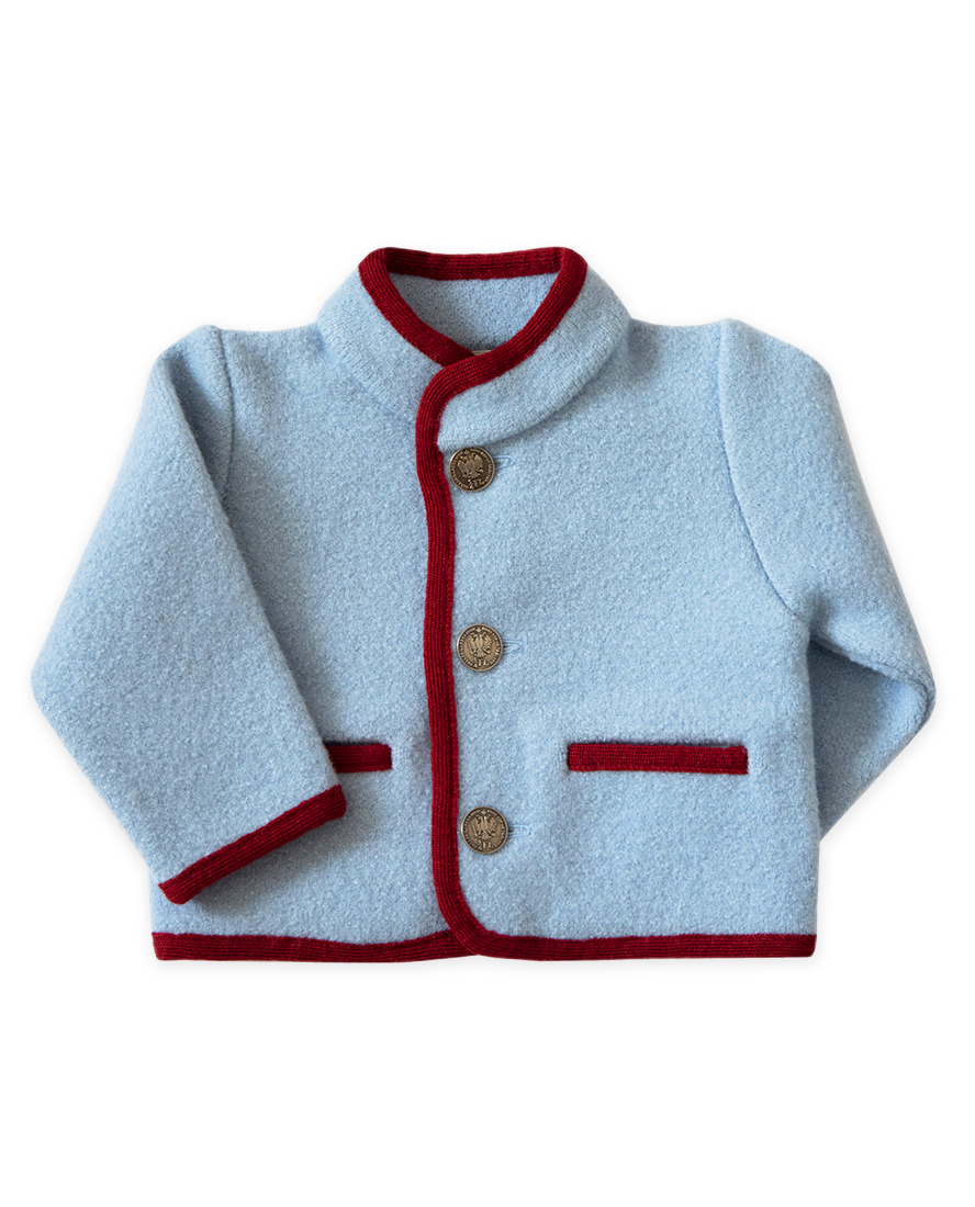 Austrian Wool Jacket in Sky Blue