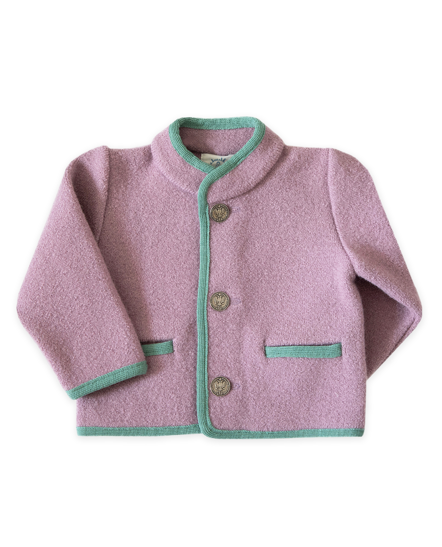 lilac wool jacket