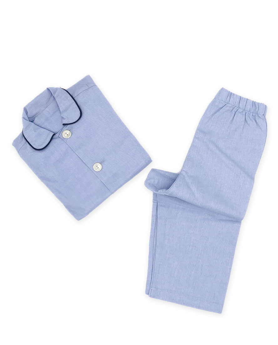 Blue Oxford Pyjamas