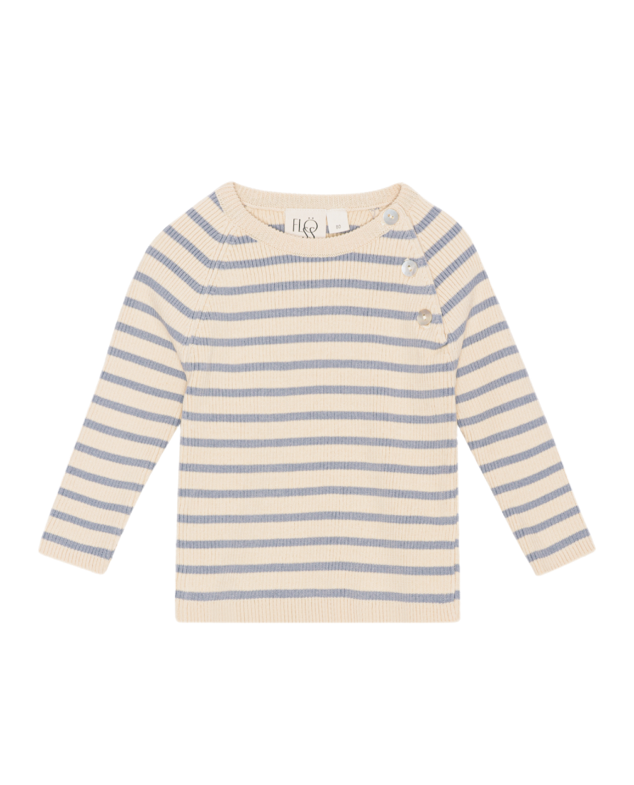 Soft Ribbed Stripe Sweater 'Flye'